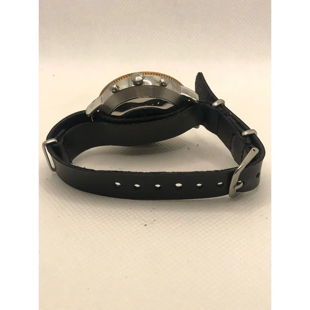 Fossil Q FTW5011 Womens Black Leather Analog White Dial Hybrid Smart Watch HK114